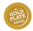 First Gold Plate Award. Outstanding food safety.